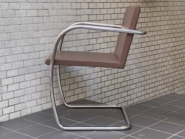 ノル Knoll ミースファンデルローエコレクション Mies van der Rohe Collection ブルーノ アームチェア チューブラー Brno Arm Chair ■