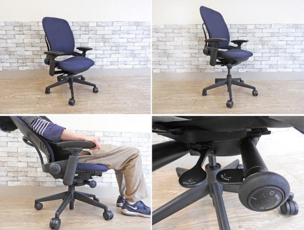 スチールケース Steelcase リープチェア Leap HDタイプ OAチェア エルゴノミクス 高性能チェア ●