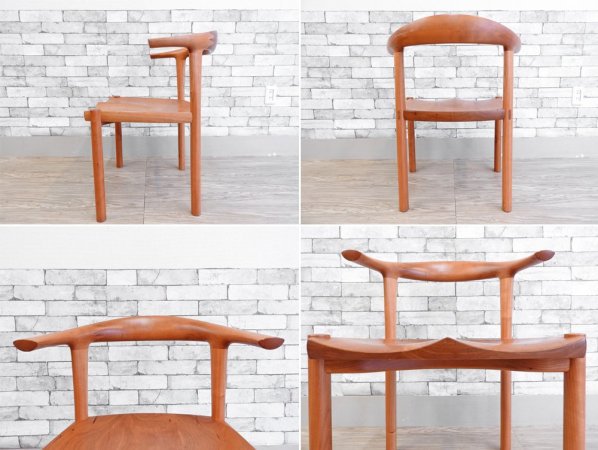 家具蔵 KAGURA アームチェア アルコ? ARMCHAIR ARCO? チェリー無垢材 ダイニングチェア 定価約:58,000円～78,000円 ●