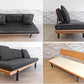 カーフ karf ホルツ ソファ Holz sofa スタイルA クッション2個付き 3Pソファ 本革 × ファブリック オーク材 定価約:465,000- ●