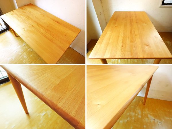 北欧スタイル アダル ADAL ダイニングテーブル Dining table アルダー材 オイル仕上 135ｃｍ ナチュラル ★