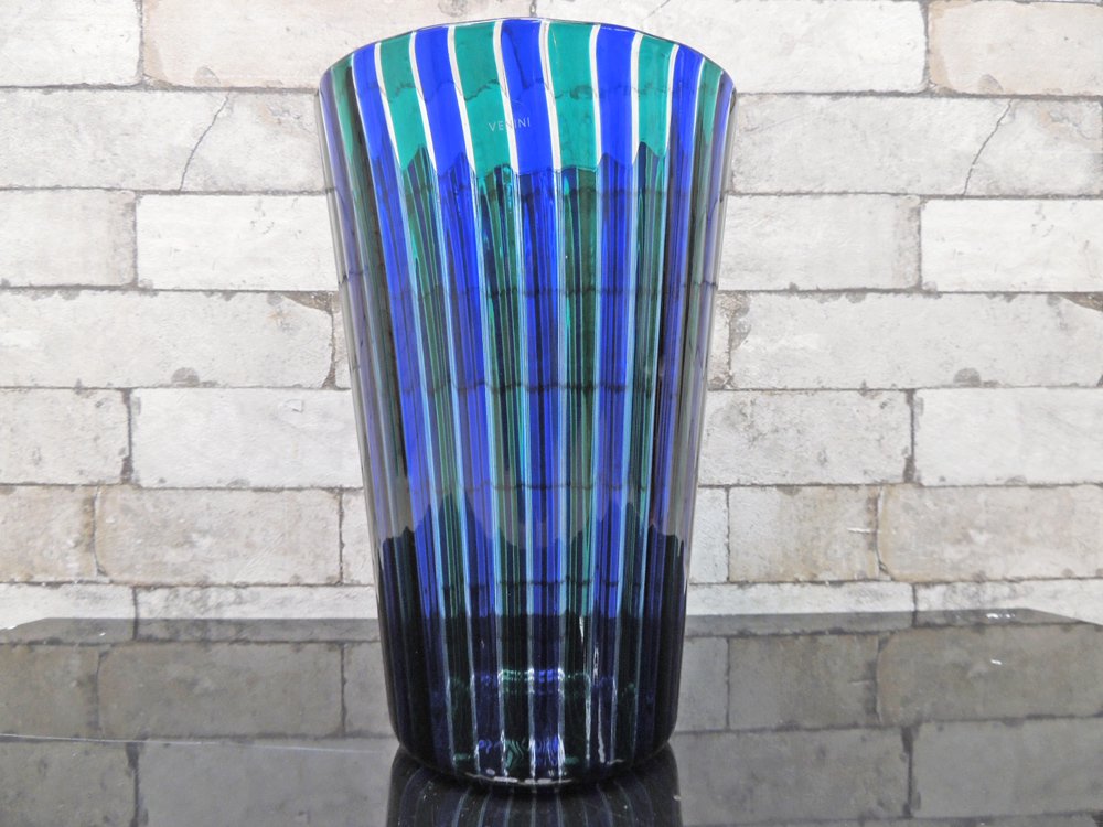 ベニーニ venini ムラーノ MURANO VASO A CANNE フラワーベース 特大 ジオ・ポンティ Gio Ponti ●