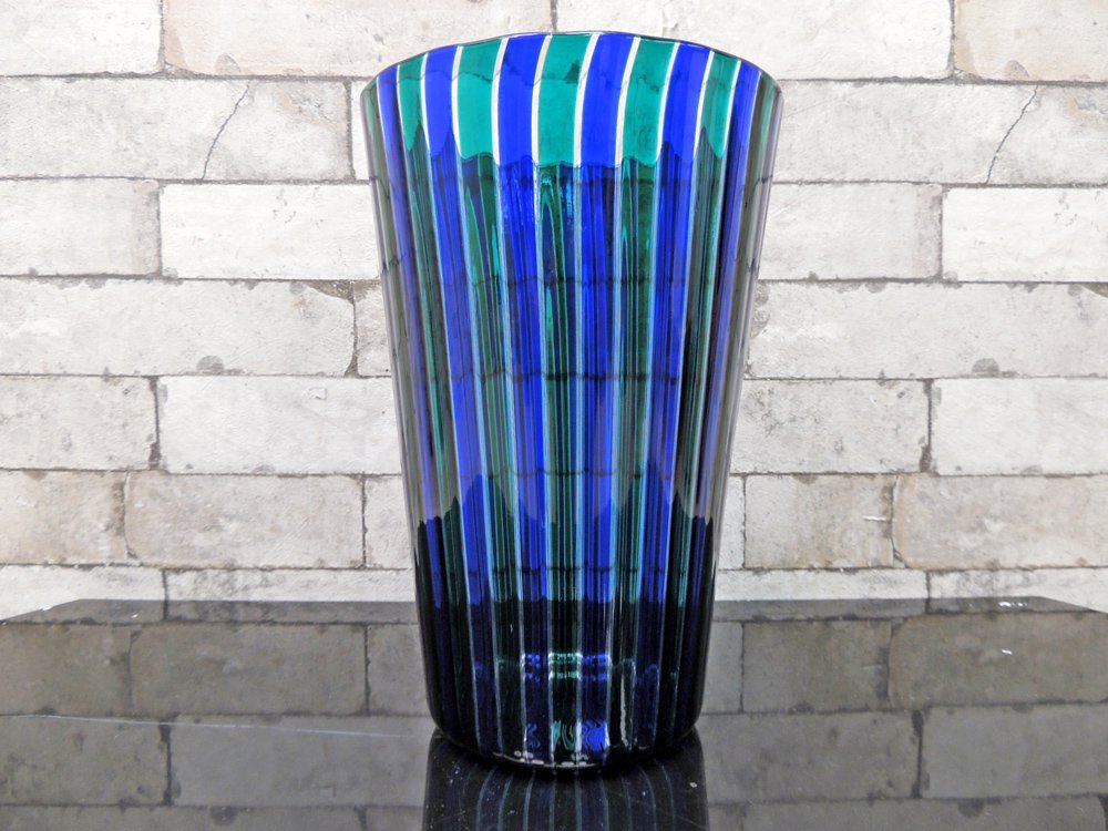 ベニーニ venini ムラーノ MURANO VASO A CANNE フラワーベース 特大 ジオ・ポンティ Gio Ponti ●