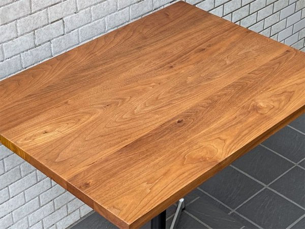 グリニッチ オリジナル ファニチャー greeniche original furniture カフェテーブル Cafe Table ウォールナット 無垢集成材 Xレッグ ■