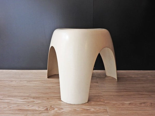 コトブキ kotobuki エレファントスツール Elephant Stool ホワイト FRP製 柳宗理 70sビンテージ  ミッドセンチュリー 稀少 ●