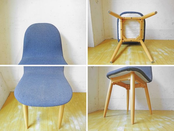 イデー IDEE コショネ COCHONNET CHAIR ダイニングチェア ホワイト ＆ ネイビー 北欧スタイル ★