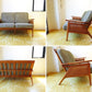 アクメファニチャー ACME Furniture ウィッカー 2シーターソファ WICKER SOFA ウッド×ラタン 西海岸スタイル 定価\129,800 ★