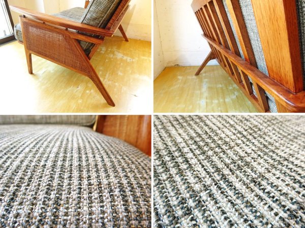 アクメファニチャー ACME Furniture ウィッカー 2シーターソファ WICKER SOFA ウッド×ラタン 西海岸スタイル 定価\129,800 ★