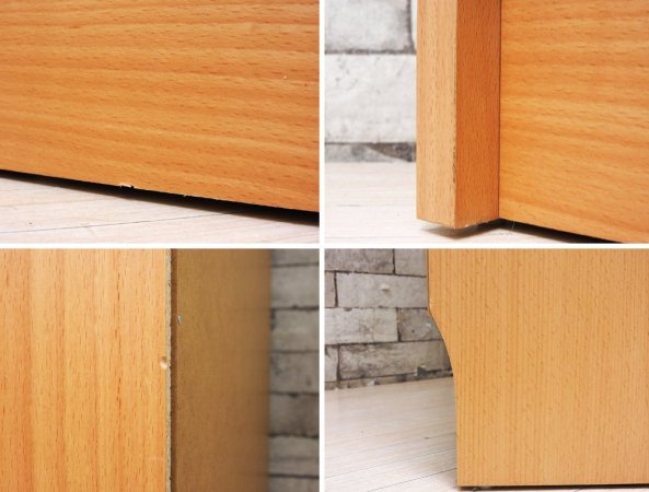 トゥヴィルム スキャンバーク Tvilum-Scanbirk プリマ PRIMA ビーチ材 ブックシェルフ 本棚 6段 W60cm デンマーク 北欧家具 A ●