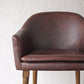 トラックファニチャー TRUCK FURNITURE BTチェア BT CHAIR LEATHER ビターブラウン アームチェア ナラ無垢材 定価￥157,300- ◇