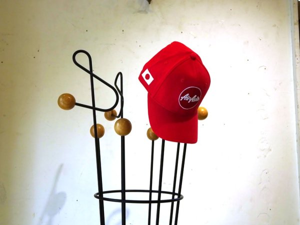 イデー IDEE ハットスタンド HAT STAND コートハンガー ウッドボール×アイアン ミッドセンチュリーデザイン 廃盤 美品 ★