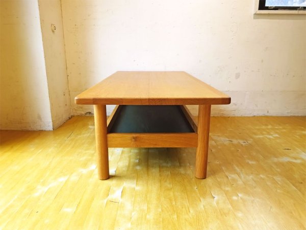 イデー IDEE ディモンシュ ローテーブル DIMANCHE LOW TABLE ホワイトオーク無垢材×ブラックグリーン コーヒーテーブル 現行品 ★