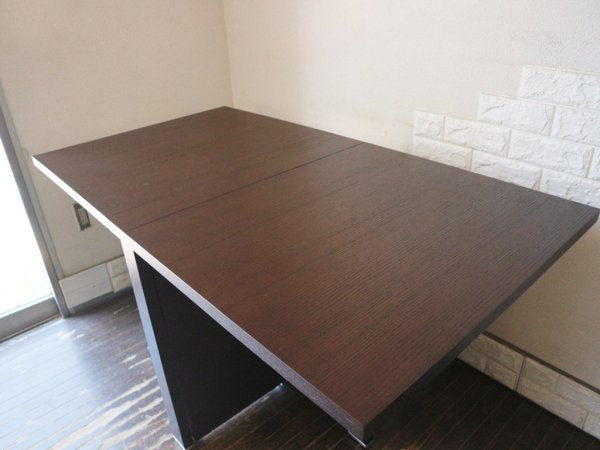 モーダエンカーサ moda en casa バタフライ ダイニングテーブル 2+2 Table ダークブラウン ◎