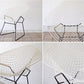 ノル Knoll ビンテージ ダイヤモンドチェア Diamond Chair フルカバーリング PVCレザー イエロー ハリー ベルトイア Harry Bertoia ミッドセンチュリー 名作 ◇