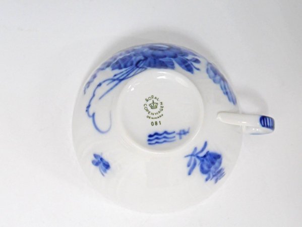 ロイヤルコペンハーゲン ROYAL COPENHAGEN ブルーフラワー Blue Flower ティーカップ＆ソーサー 北欧食器 ●