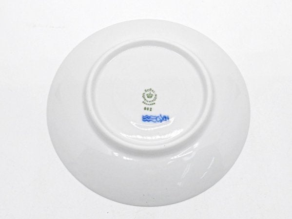 ロイヤルコペンハーゲン ROYAL COPENHAGEN ブルーフルーテッド ハーフレース カップ&ソーサー 北欧食器 ●