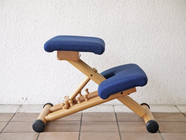 ストッケ STOKKE マルチバランス MALTI balans バランスチェア 学習椅子 ネイビー 北欧 ノルウェー ◇