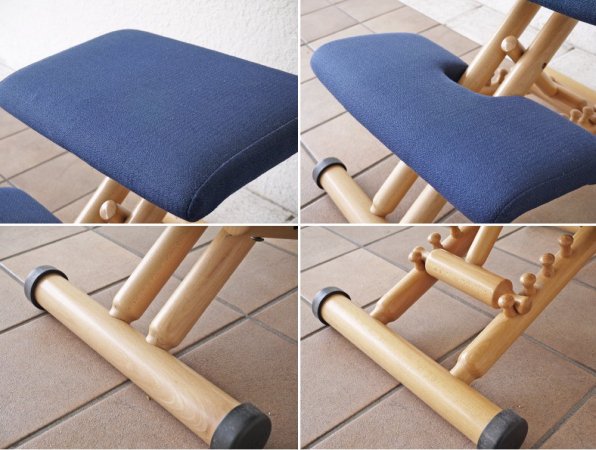 ストッケ STOKKE マルチバランス MALTI balans バランスチェア 学習椅子 ネイビー 北欧 ノルウェー ◇