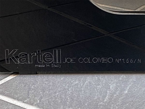 カルテル Kartell ジョエコロンボ アームチェア 4801 Armchair ブラック ジョエ・コロンボ Joe Colombo ■