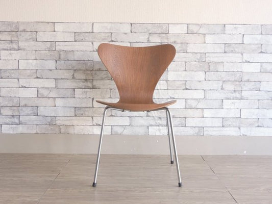 フリッツハンセン Fritz Hansen  1967年製 ビンテージ セブンチェア チーク材 アルネ ヤコブセン Arne Jacobsen 北欧 デンマーク ●