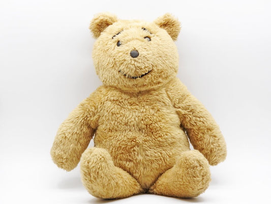 アルレスフォードクラフツ Alresford Crafts ハニーベア Honey Bear テディベア 熊 まゆげ ぬいぐるみ 玩具 全長50cm 1970s UKビンテージ 英国雑貨 ●