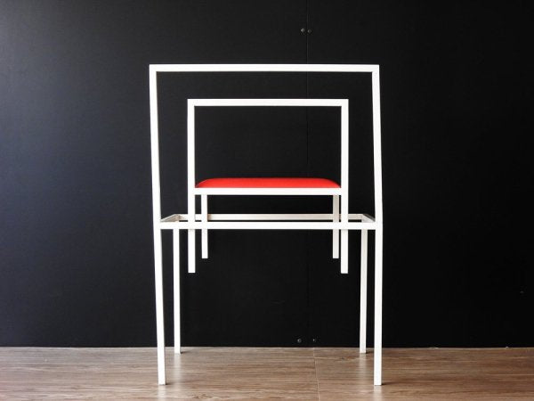 ポストモダン スタイル Post modern サイドチェア side chair レッド ビンテージ ●