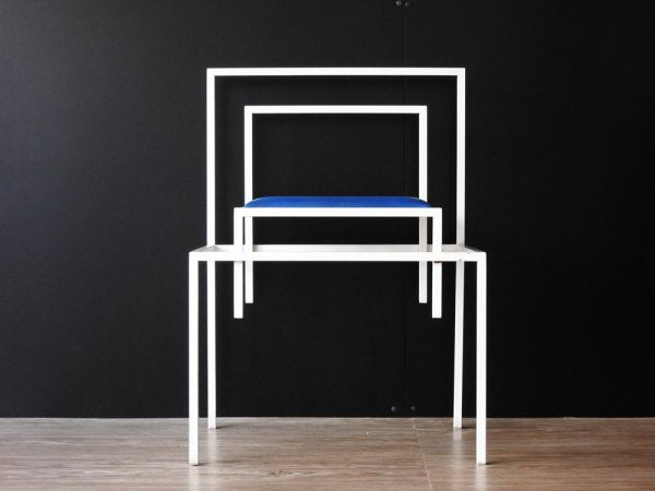 ポストモダン スタイル Post modern サイドチェア side chair ブルー ビンテージ ●