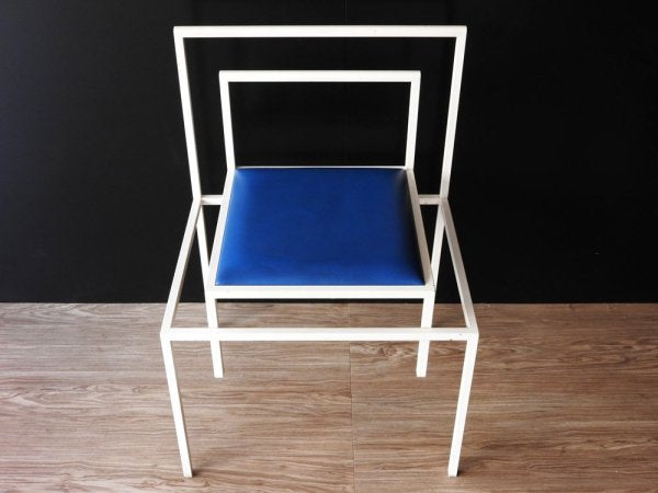 ポストモダン スタイル Post modern サイドチェア side chair ブルー ビンテージ ●