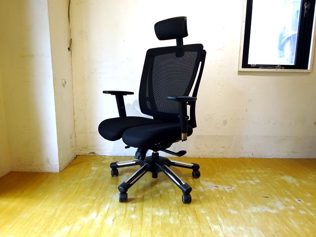 ハラチェア Hara Chair HHC-19A 分割シート バランスチェア 人間工学 リクライニング ロッキング デスクチェア ★