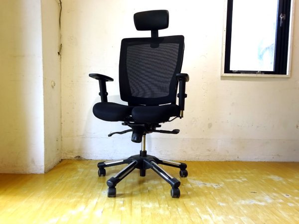 ハラチェア Hara Chair HHC-19A 分割シート バランスチェア 人間工学 リクライニング ロッキング デスクチェア ★