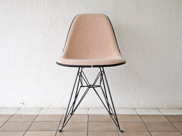 ハーマンミラー Herman Miller ビンテージ サイドシェルチェア エッフェルベース 1st ブラック マハラム生地 MODE ペタルピンク M.F.S製 イームズ ミッドセンチュリー ◇