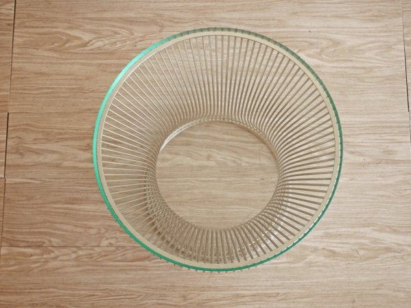 ノル Knoll プラットナーサイドテーブル Platner Side Table ガラス天板 ウォーレン・プラットナー モダンデザイン ヴィンテージ ●