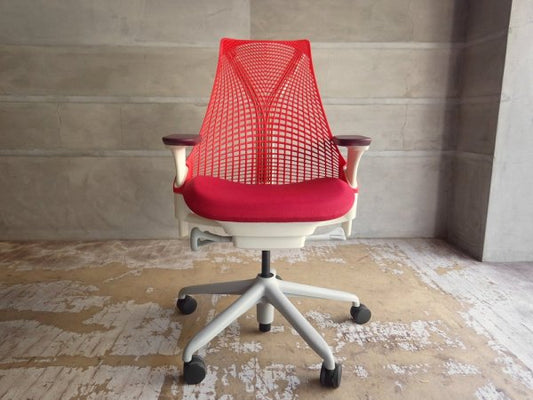 ハーマンミラー Herman Miller セイルチェア SAYL Chair デスクチェア イヴ・ベアール レッドサスペンション 定価￥112,200- ♪