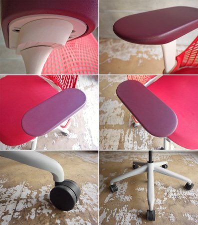 ハーマンミラー Herman Miller セイルチェア SAYL Chair デスクチェア イヴ・ベアール レッドサスペンション 定価￥112,200- ♪