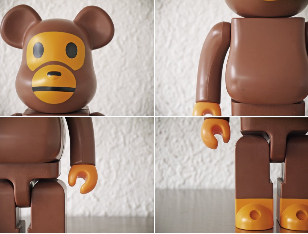 ア・ベイシング・エイプ A BATHING APE ベイビーマイロ BABY MILO ベアブリック 400%  BE@RBRICK メディコムトイ フィギュア 希少品 ◇