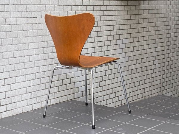 フリッツハンセン Fritz Hansen セブンチェア チーク材 アルネ ヤコブセン Arne Jacobsen 1967年製  ビンテージ 北欧 デンマーク ■