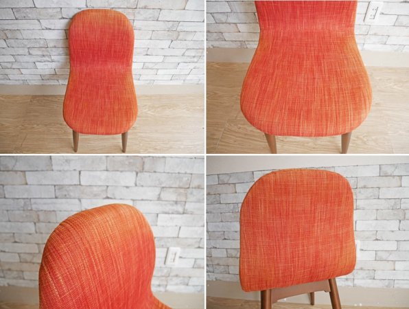 イデー IDEE コショネ COCHONNET CHAIR ダイニングチェア 2脚セット オレンジ 北欧スタイル 合計定価￥66,000- A ●