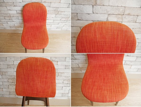 イデー IDEE コショネ COCHONNET CHAIR ダイニングチェア 2脚セット オレンジ 北欧スタイル 合計定価￥66,000- B ●