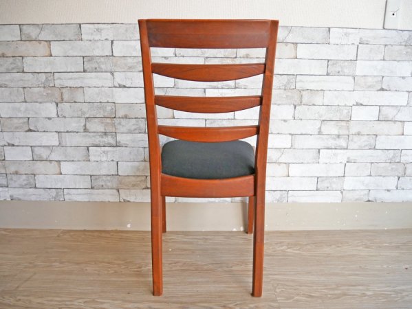 朝日木材 ボスコ BOSCO ダイニングチェア Dining Chair ブラックファブリック クラフト家具 ●