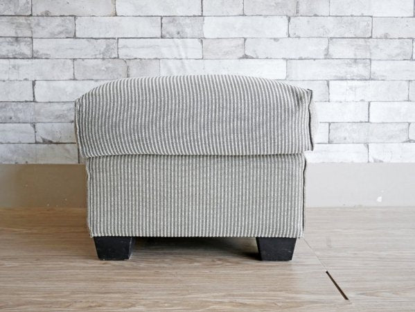 アイラーセン eilersen ストックホルムソファ STOCKHOLM SOFA フットスツール オットマン ファブリック グレー系 デンマーク 北欧家具 定価7万円以上 現状品 ●