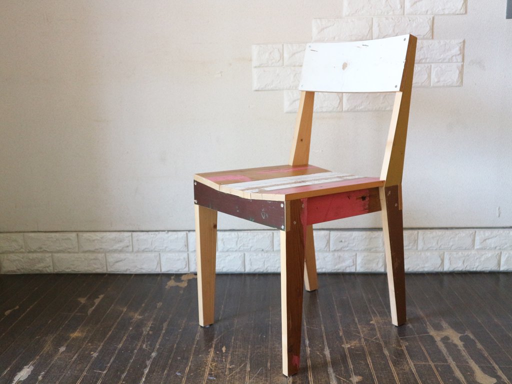 ピート・ヘイン・イーク PIET HEIN EEK スクラップウッド チェア SCRAPWOOD CHAIR オランダ CIBONE取扱 定価9.3万円 ◎