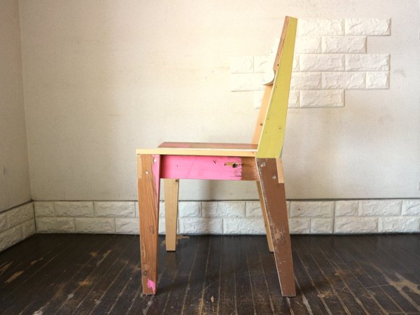 ピート・ヘイン・イーク PIET HEIN EEK スクラップウッド チェア SCRAPWOOD CHAIR オランダ CIBONE取扱 定価9.3万円 ◎