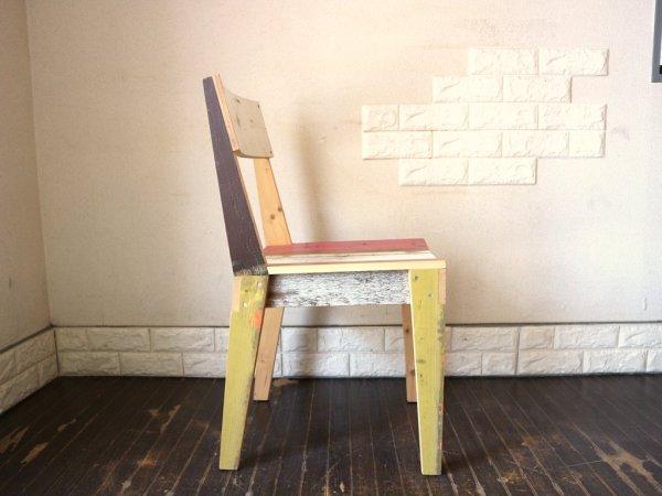 ピート・ヘイン・イーク PIET HEIN EEK スクラップウッド チェア SCRAPWOOD CHAIR オランダ CIBONE取扱 定価9.3万円 ◎