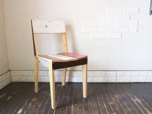 ピート・ヘイン・イーク PIET HEIN EEK スクラップウッド チェア SCRAPWOOD CHAIR オランダ CIBONE取扱 定価9.3万円 ◎