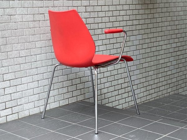 カルテル Kartell マウイ アームチェア Maui chair レッド ヴィコ・マジストレッティ スタッキングチェア イタリア A ■