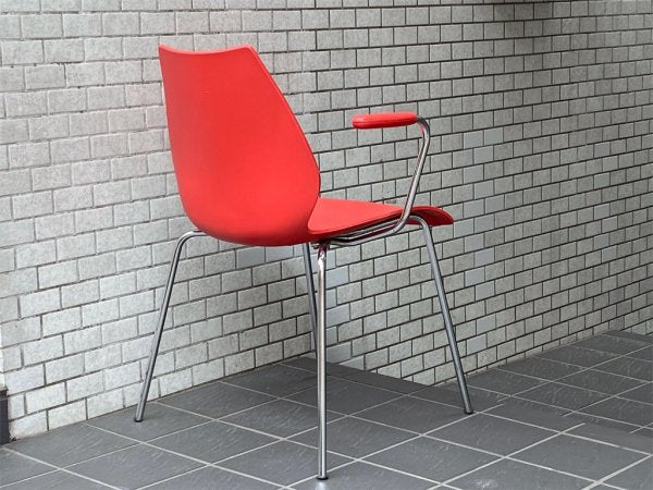 カルテル Kartell マウイ アームチェア Maui chair レッド ヴィコ・マジストレッティ スタッキングチェア イタリア B ■