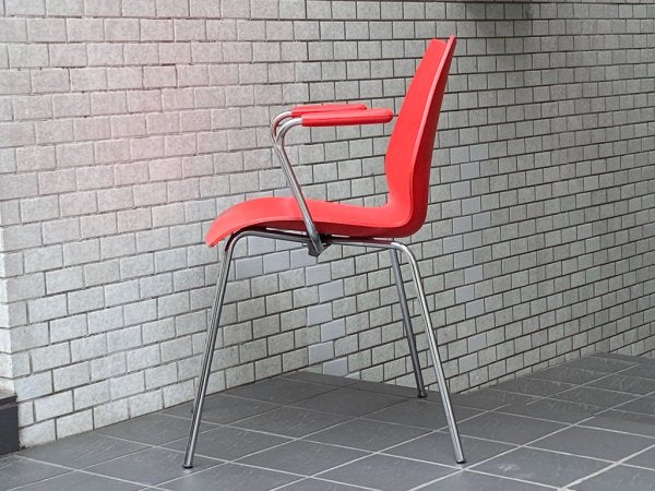 カルテル Kartell マウイ アームチェア Maui chair レッド ヴィコ・マジストレッティ スタッキングチェア イタリア B ■