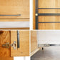 モモナチュラル Momo Natural ベント VENT ユニット キッチンボード UNIT KD KITCHEN BOARD カップボード オーク材 STEEL PROP H190cm ●