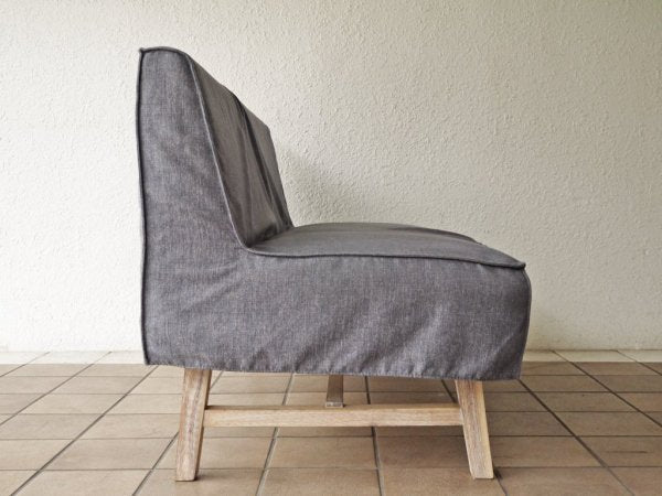 ウニコ unico マノア MANOA ベンチ バックレスト Bench backrest 幅120cm カバーリング ソファタイプ 2シーター 定価￥71,500- ◇