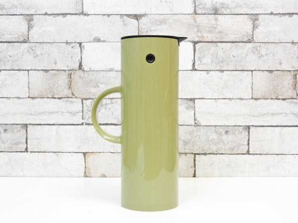 ステルトン Stelton バキュームジャグ Vacuum Jug EM77 ダスティグリーン 1000ml エリック・マグヌッセン 箱付 未使用品 デンマーク 北欧雑貨 ●